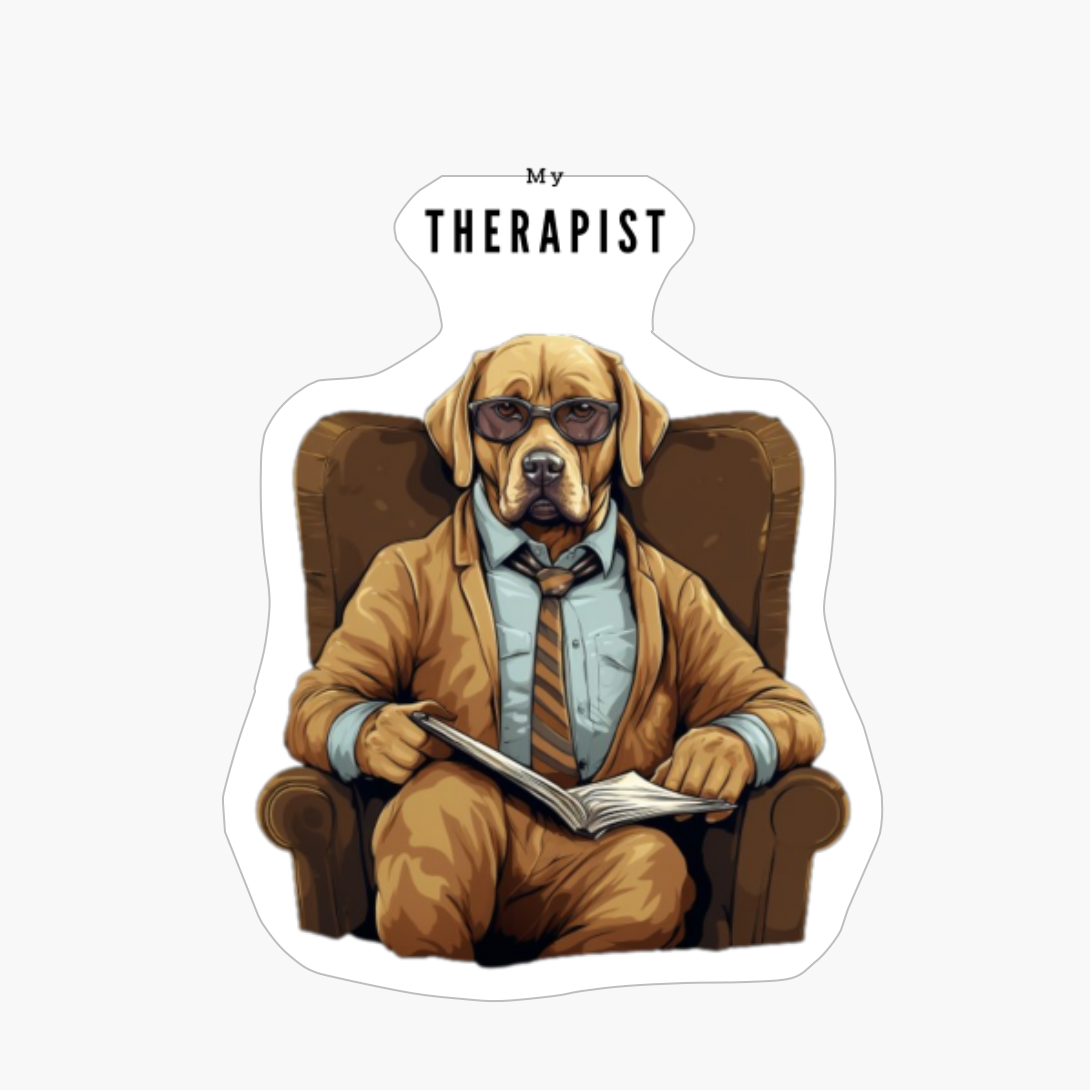 Golden Retriever: "My Dog Is My Therapist"