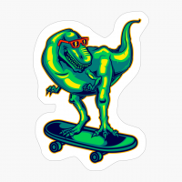 Neon - DIno - Raptor Skate - Neg