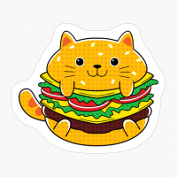 Cat Buns Yummy Kawaii Cat Burger