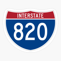 US Interstate I-820 | United States Highway Shield Sign