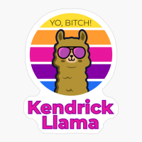 Kendrick Llama - A Cool Gift For A Rapper That Knows How To Pimp A Butterfly!